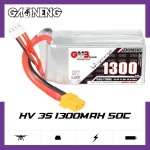 GAONENG GNB 1300MAH 11,4 V HV 3S 50C 100C HV XT60 LiPo-Akku Soft Pack Long Range FreeStyle FPV DRONE LiHV Hochspannung